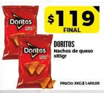 Supermayorista Vital Doritos Nachos de queso x85gr oferta