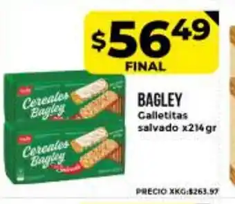 Supermayorista Vital Bagley Galletitas Salv. x214gr oferta