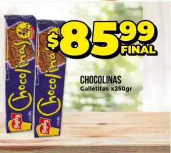 Supermayorista Vital Chocolinas Galletitas x250gr oferta