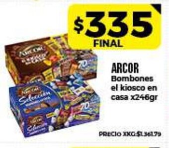 Supermayorista Vital Arcor Bombones el kiosco en casa x246gr oferta