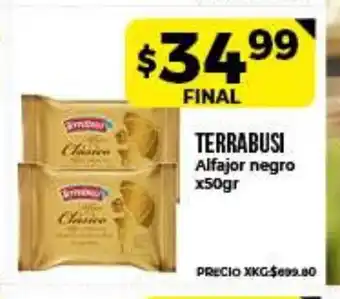 Supermayorista Vital Terrabusi Alfajor negro x50gr oferta