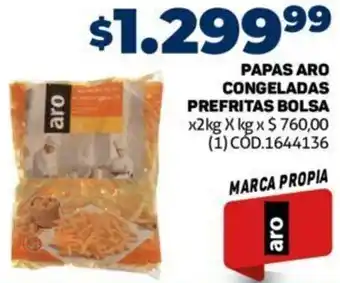 Makro Papas Aro Congeladas Prefritas Bolsa 2kg oferta