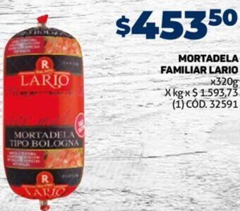 Makro Mortadela Familiar Lario 320g oferta