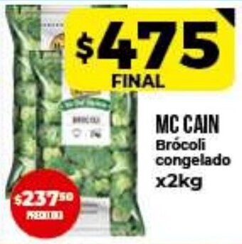Supermayorista Vital Mc Cain Brócoli congelado x2kg oferta