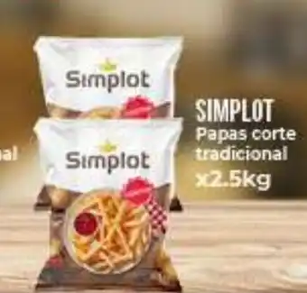 Supermayorista Vital Simplot Papas corte tradicional x2.5kg oferta