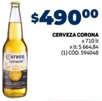 Makro Cerveza Corona 710L oferta