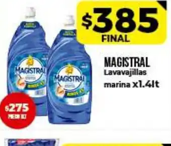 Supermayorista Vital Magistral Lavavajillas marina x1.4lt oferta