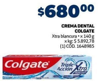 Makro Crema Dental Colgate 140g oferta