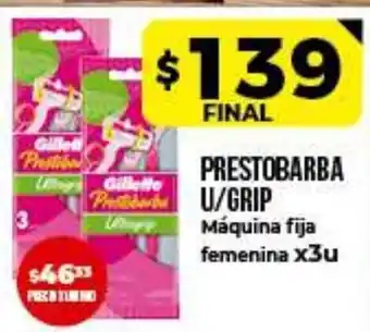 Supermayorista Vital Prestobarba U/Grip x3u oferta