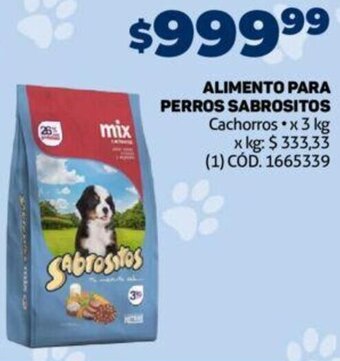 Makro Alimento para Perros Sabrositos 3kg oferta