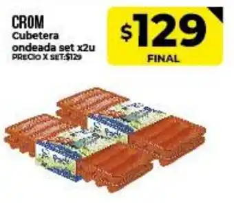 Supermayorista Vital Crom Cubetera ondeada set x2u oferta