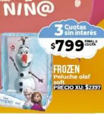 Supermayorista Vital Frozen Peluche olaf soft oferta