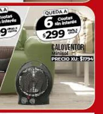 Supermayorista Vital Caloventor Minisol oferta