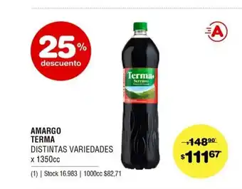 Atomo Conviene Amargo Terma x1350cc oferta