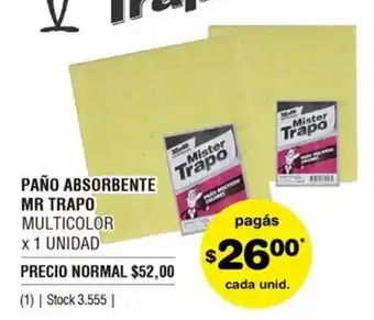 Atomo Conviene Mr Trapo Paño Absorbente x1 unidad oferta
