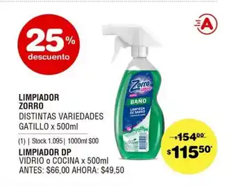 Atomo Conviene Zorro Limpiador x500ml oferta