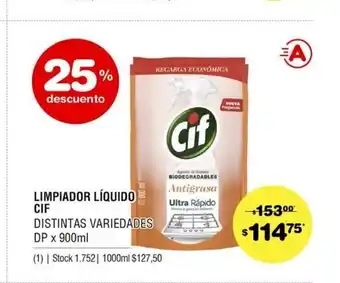 Atomo Conviene Cif Limpiador Líquido x900ml oferta