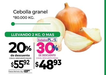 La Anonima Cebolla granel 80.000kg oferta