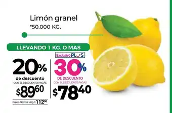 La Anonima Limón granel 50.000kg oferta