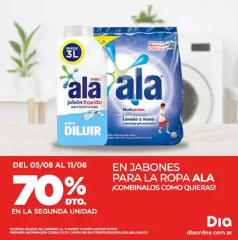 Supermercados DIA Ala En Jabones Para La Ropa oferta