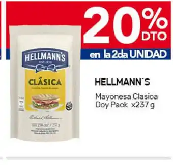Nini Mayorista Hellmann's Mayonesa Clasica Doy Pack x237g oferta