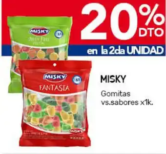 Nini Mayorista Misky Gomitas vs.sabores x1k oferta