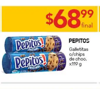 Nini Mayorista Pepitos Galletitas c/chips de choc. x119g oferta