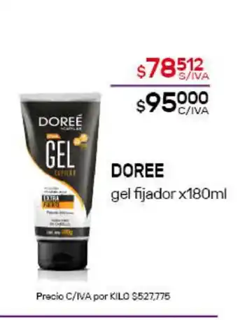 Nini Mayorista Doree gel fijador x180ml oferta
