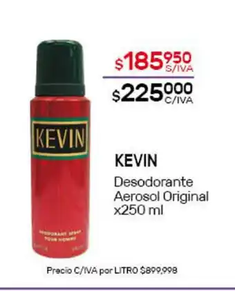 Nini Mayorista Kevin Desodorante Aerosol Original x250ml oferta