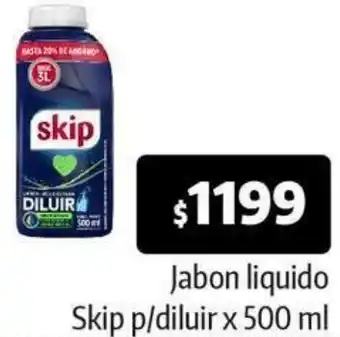Autoservicio Capo Jabon Liquido Skip p/Diluir 500ml oferta