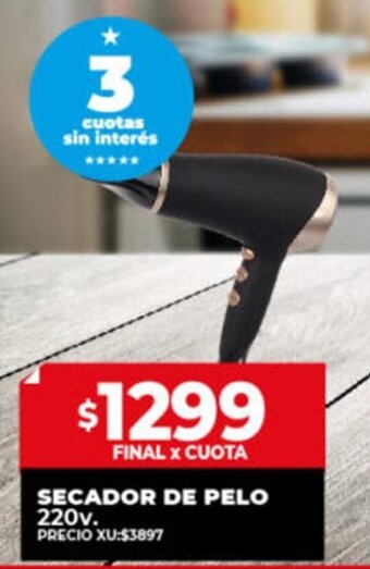 Supermayorista Vital Secador de Pelo 220V oferta