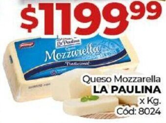 Diarco La Paulina Queso Mozzarella oferta