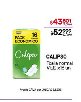 Nini Mayorista Calipso Toalla normal Vit.e x16uni oferta