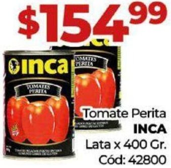 Diarco Inca Tomate Perita Lata 400g oferta