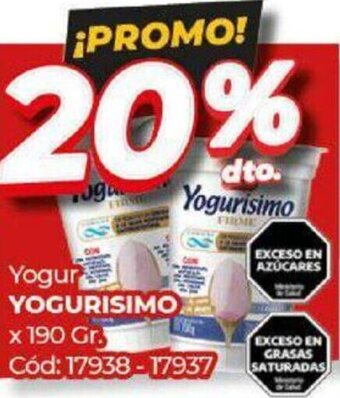 Diarco Yogur Yogurisimo 190g oferta
