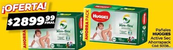 Diarco Pañales Huggies Active Sec Ahorrapack oferta