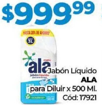 Diarco Ala Jabón Líquido para Diluir 500ml oferta