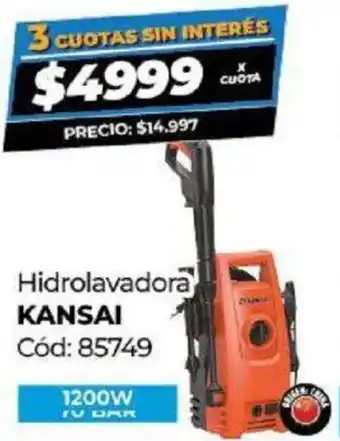 Diarco Kansai Hidrolavadora 1200W oferta