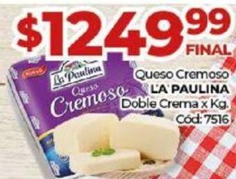 Diarco La Paulina Queso Cremoso Doble Crema oferta