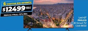 Diarco Philco Led 43" FHD Smart TV oferta