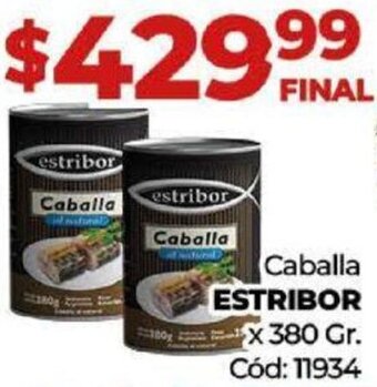 Diarco Estribor Caballa 380g oferta