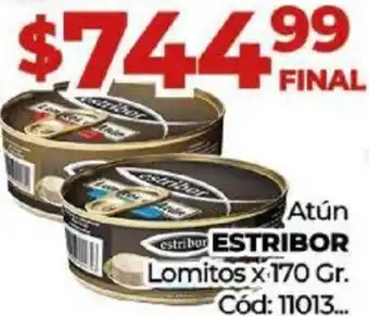 Diarco Atún Estribor Lomitos 170g oferta