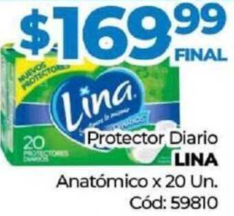 Diarco Lina Protector Diario Anatónico 20un oferta