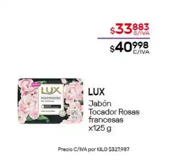 Nini Mayorista Lux Jabón Tocador Rosas francesas x125g oferta