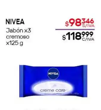 Nini Mayorista Nivea Jabón cremoso x125g oferta