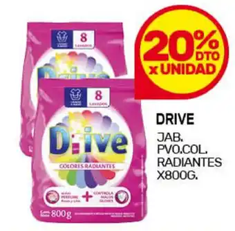 Nini Mayorista 20% dto Drive Jabon Pvo. Col. Radiantes x800g. oferta