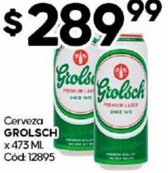Diarco Grolsch Cerveza 473ml oferta