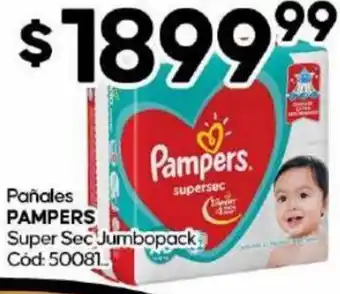 Diarco Pampers Pañales Super Sec Jumbopack oferta