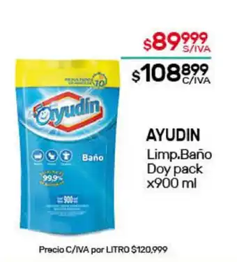 Nini Mayorista Ayudin Limp. Baño Doy pack x900ml oferta