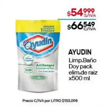 Nini Mayorista Ayudin Limp. Baño Doy pack x500ml oferta